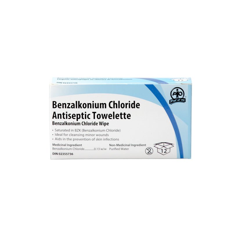 BZK Antiseptic Towelettes | First Aid Supply Stores