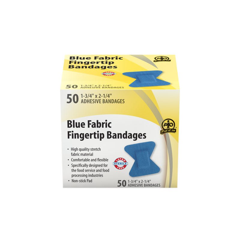 Blue Fabric Fingertip Bandage | First Aid Supply Stores