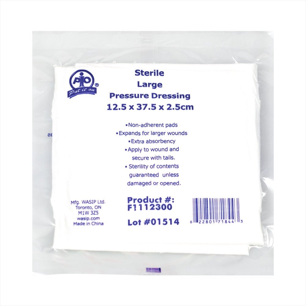 Compress Pressure Dressing, 12.5 x 37.5 x 2.5cm | First Aid Supply Stores