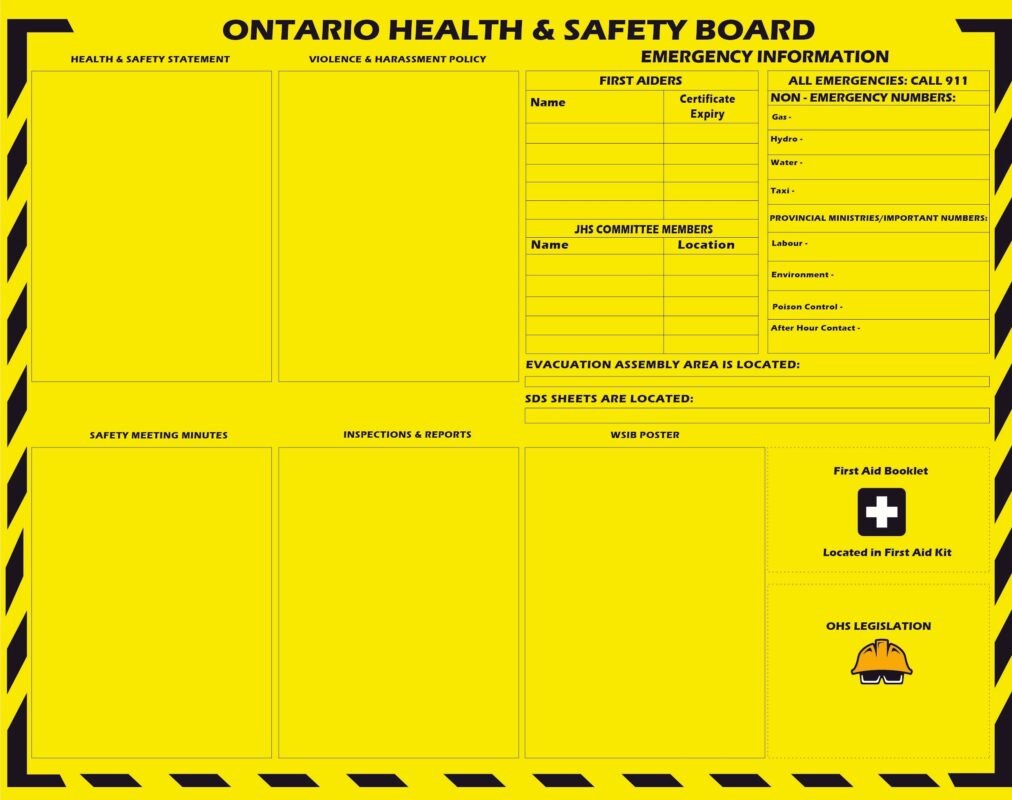 Workplace Health and Safety Board | First Aid Supply Stores