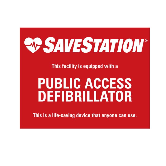 SaveStation Door/Window Adhesive Decals | First Aid Supply Stores